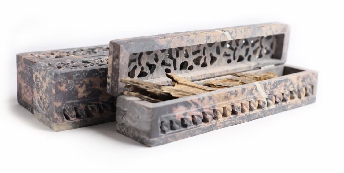 Soapstone Carved Box